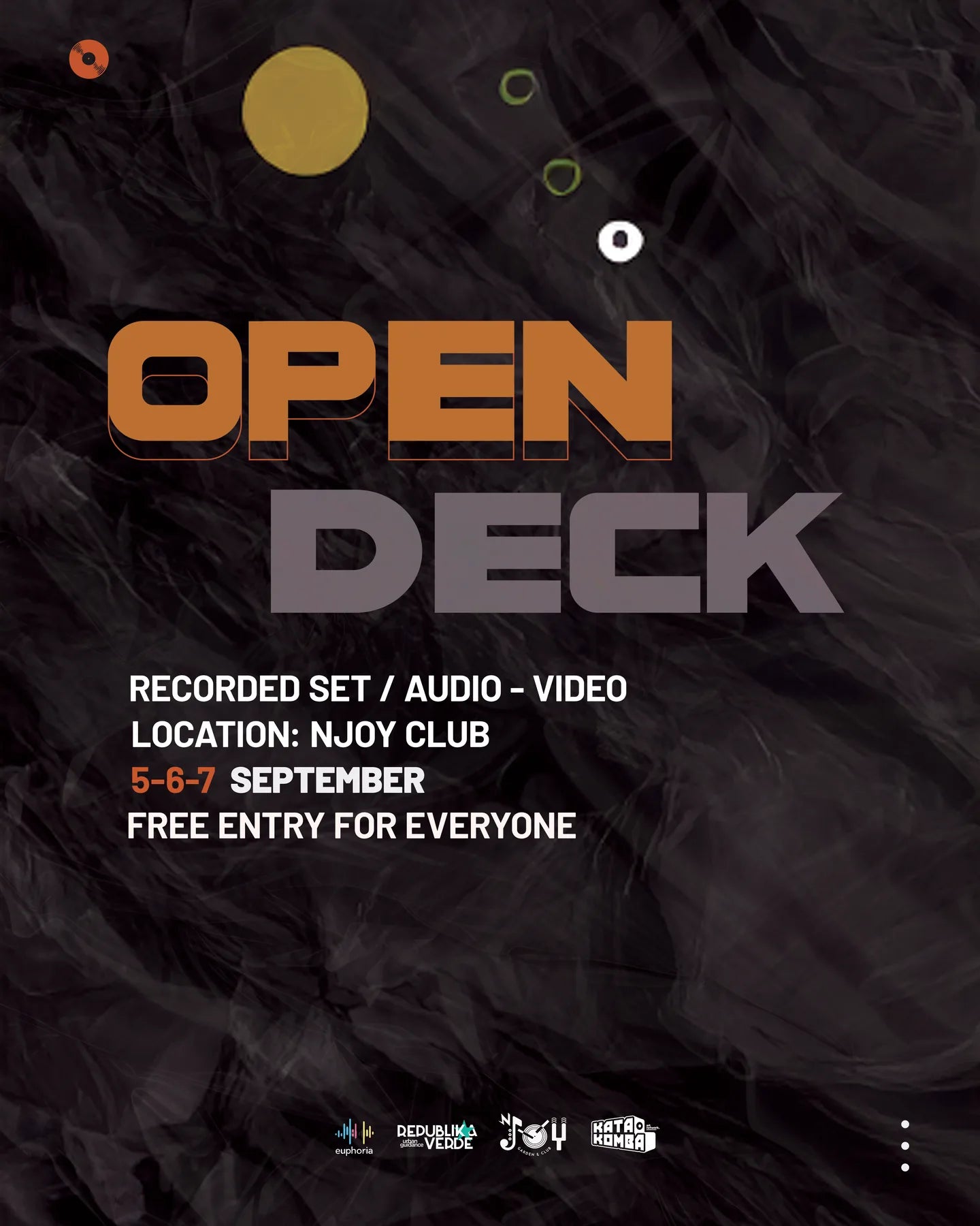 OPEN DECK #2 & MINIMAL PARTY