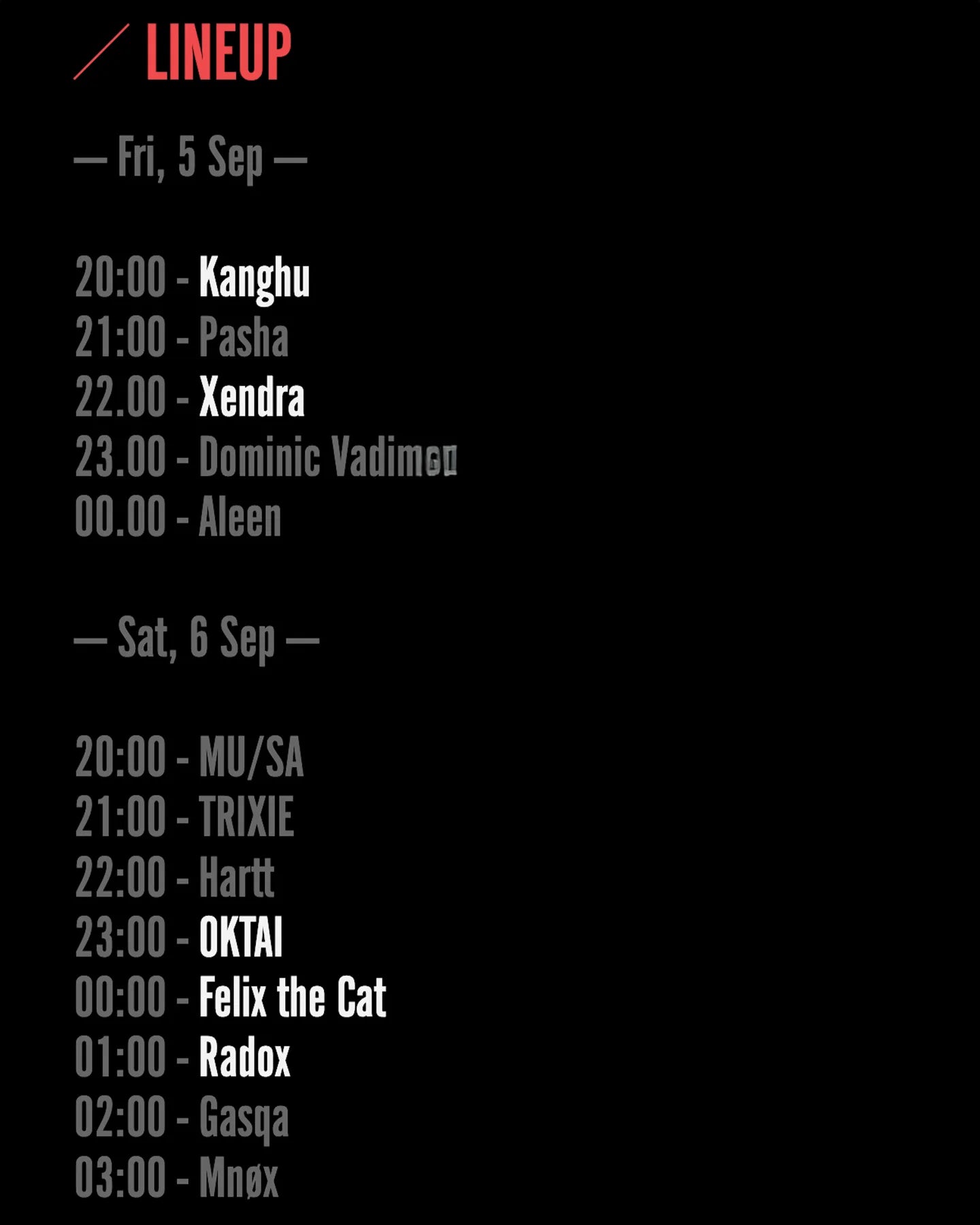 OPEN DECK #2 & MINIMAL PARTY