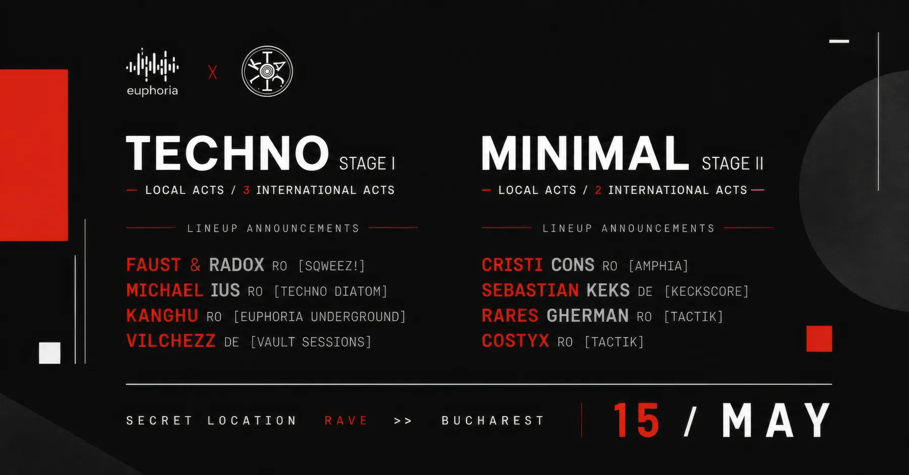 SECRET LOCATION RAVE #6 - 2 STAGES